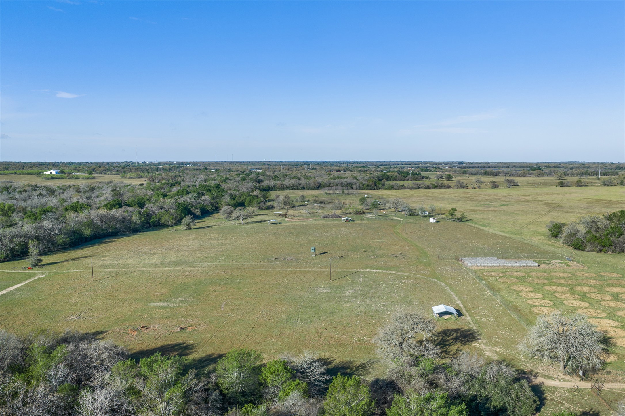 2313 Highway 79 Milano, TX 76556 - Photo 7 of 40 Expansive rural property featuring open grasslands, scattered mature trees, and a distant treeline