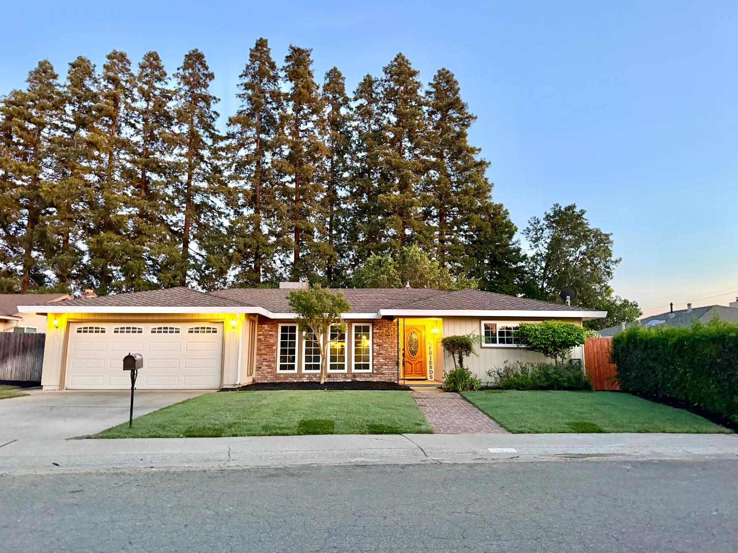 5706 Jeff Way Carmichael, CA 95608 - Photo 2 of 48 5706 Jeff Way at dusk. New sod & irrigation.