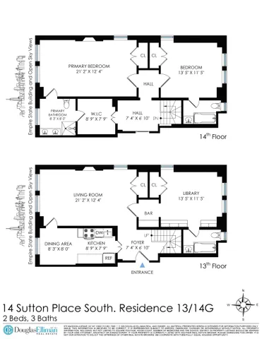 $1,500,000 | 14 Sutton Place South, Unit 13G | Sutton Place