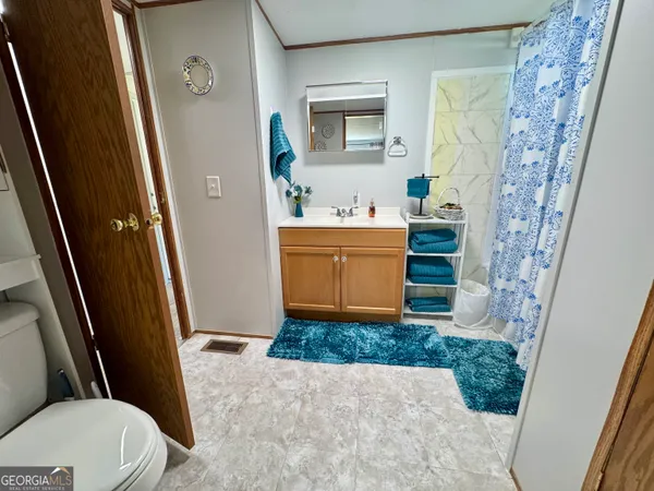 a bathroom with a sink and a tub