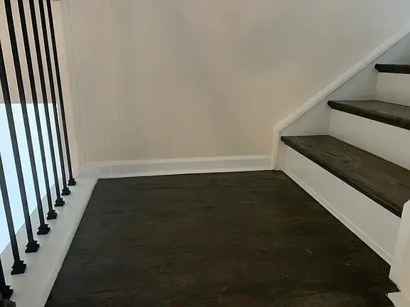 wooden floor in an empty room