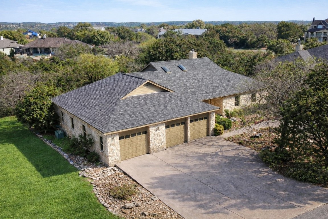945 Wesley Ridge Drive Spicewood, TX 78669 - Photo 39 of 40 Overhead view of 945 Wesley Ridge in Spicewood, Texas.