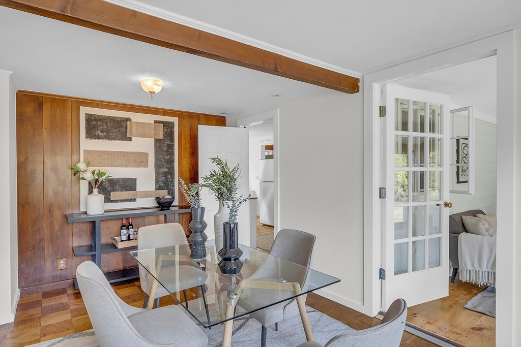 43 Brown Road Harvard, MA 01451 - Photo 8 of 23 a dining room with furniture and wooden floor