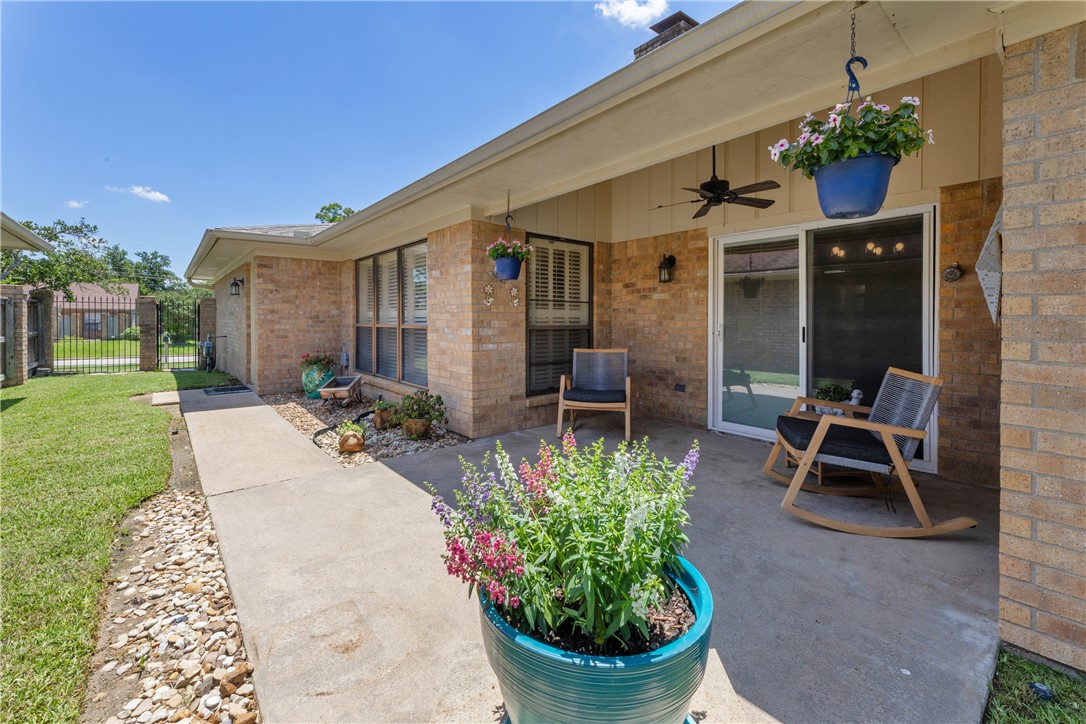 2911 Braeburn Street Bryan, TX 77802 - Photo 29 of 30 Enjoy Outdoor Entertaining on this covered Porch with Extended Patio.