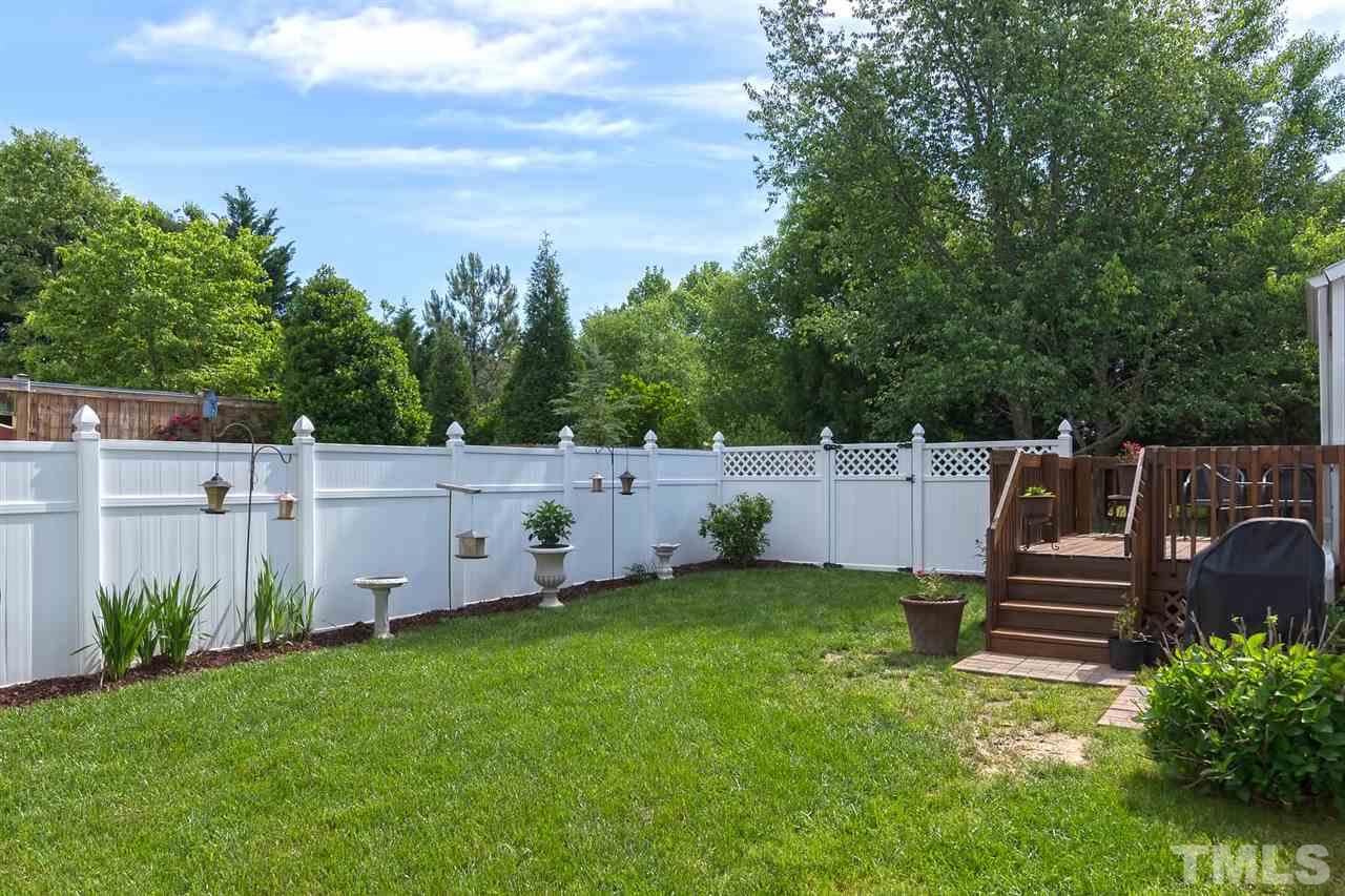 4401 Riverport Road Raleigh, NC 27616 - Photo 18 of 22 Vinyl privacy fencing will last for many years. Gotta love no maintenance fences!