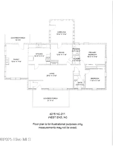 $345,000 | 6215 Highway 211, West End, NC 27376