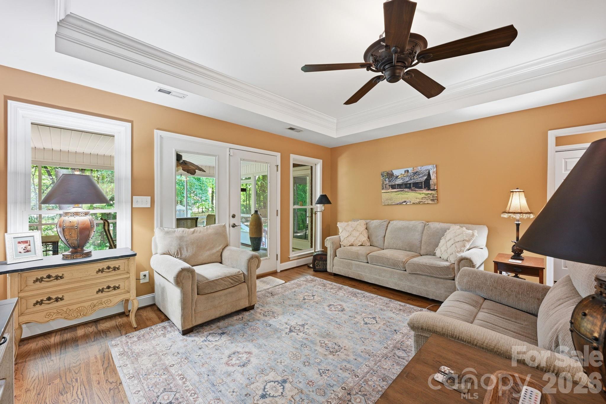 145 Upper Spencer Mountain Road Stanley, NC 28164 - Photo 9 of 29 a living room with furniture and a large window