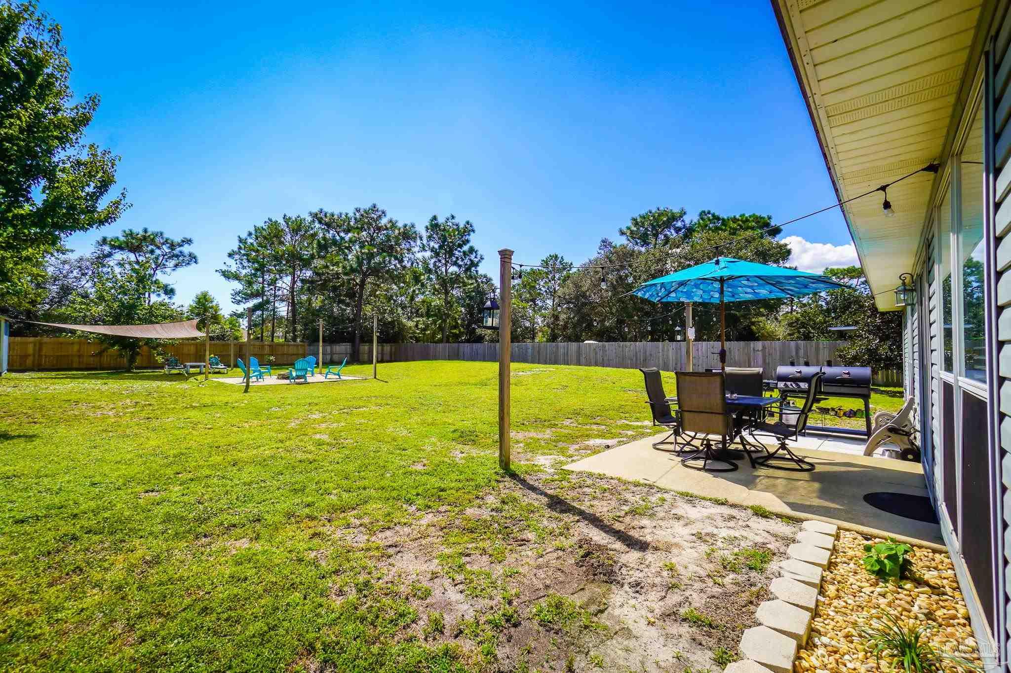 6545 Fern Street Navarre, FL 32566 - Photo 26 of 32 a view of a swimming pool with a patio
