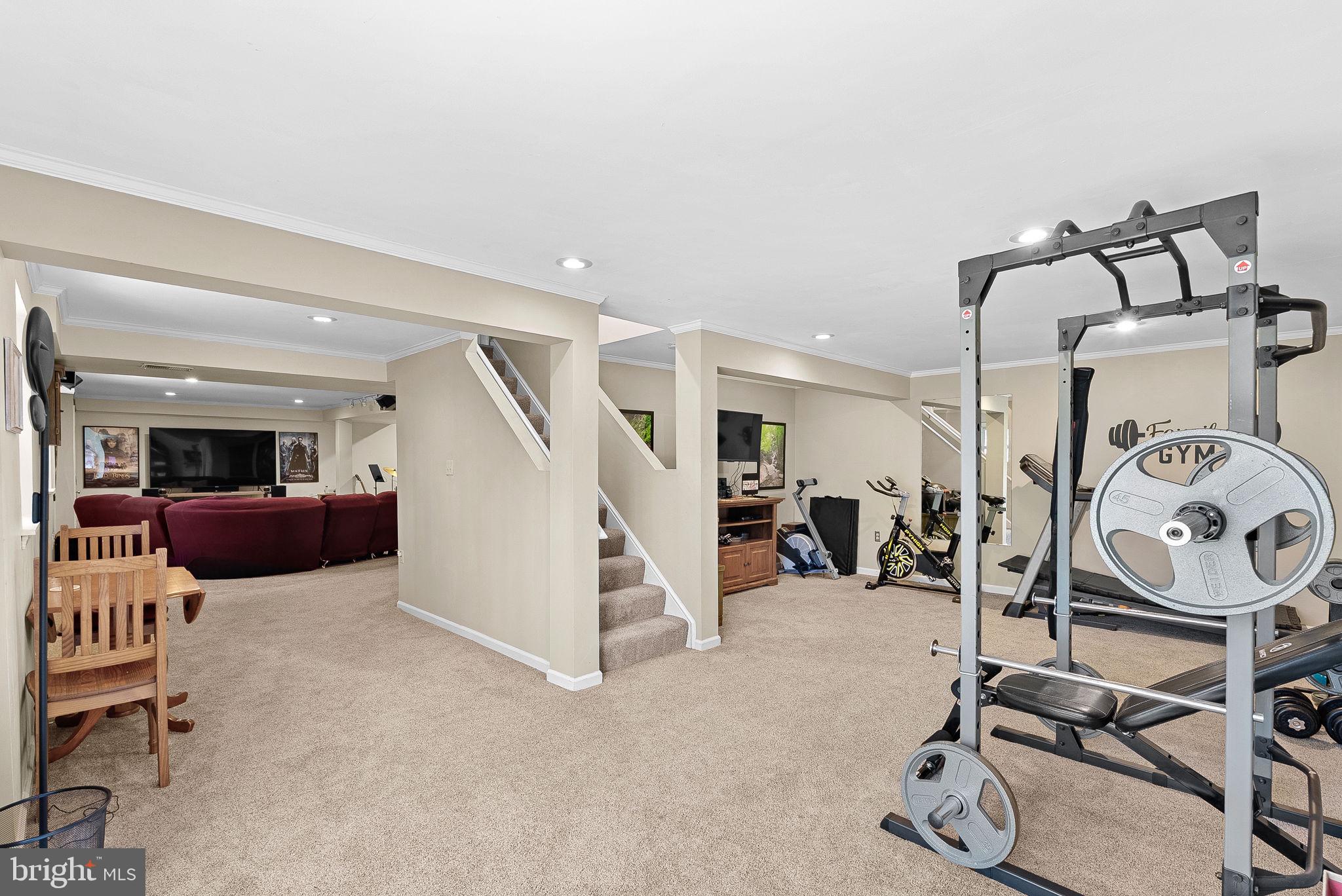 2804 Bree Hill Road Oakton, VA 22124 - Photo 37 of 46 a view of a room with gym equipment