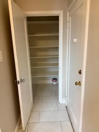 a view of closet area