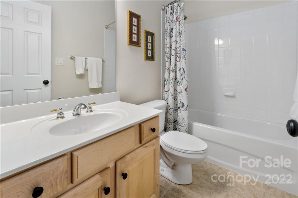 389 Third Baxter Street Fort Mill, SC 29708 - Photo 36 of 48 a bathroom with a sink a toilet and shower