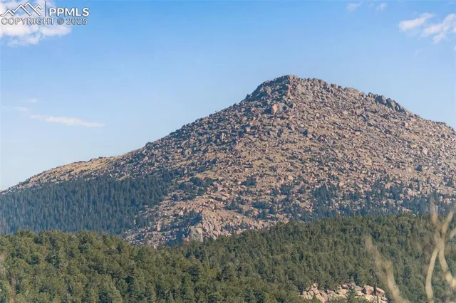 a view of outdoor space and mountain view