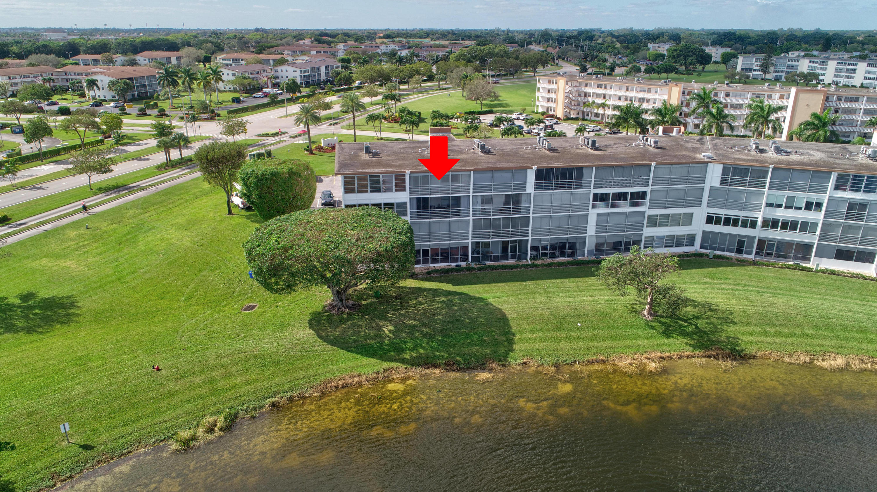 4002 Cornwall East, Unit PH 2 Boca Raton, FL 33434 - Photo 14 of 36 Aerial rear best