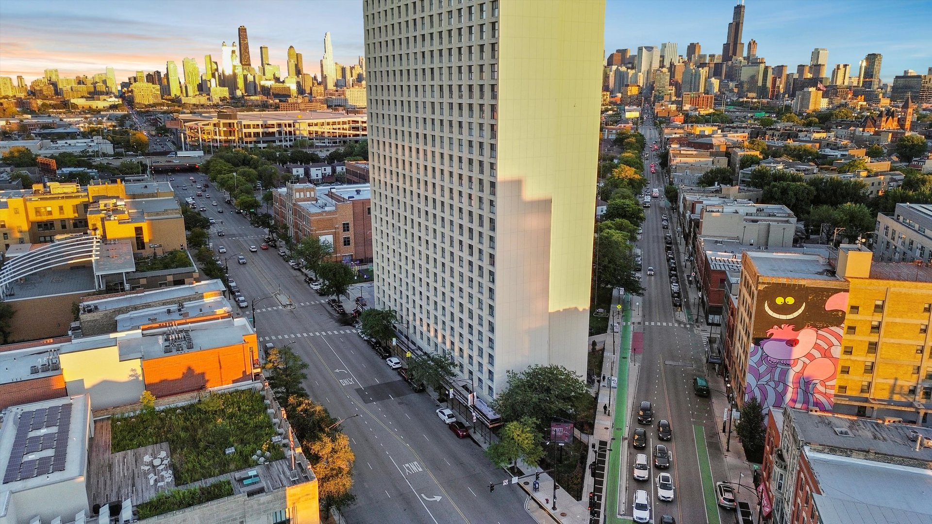 1412 West Division Street, Unit C1 Chicago, IL 60642 - Photo 11 of 28 a view of a city