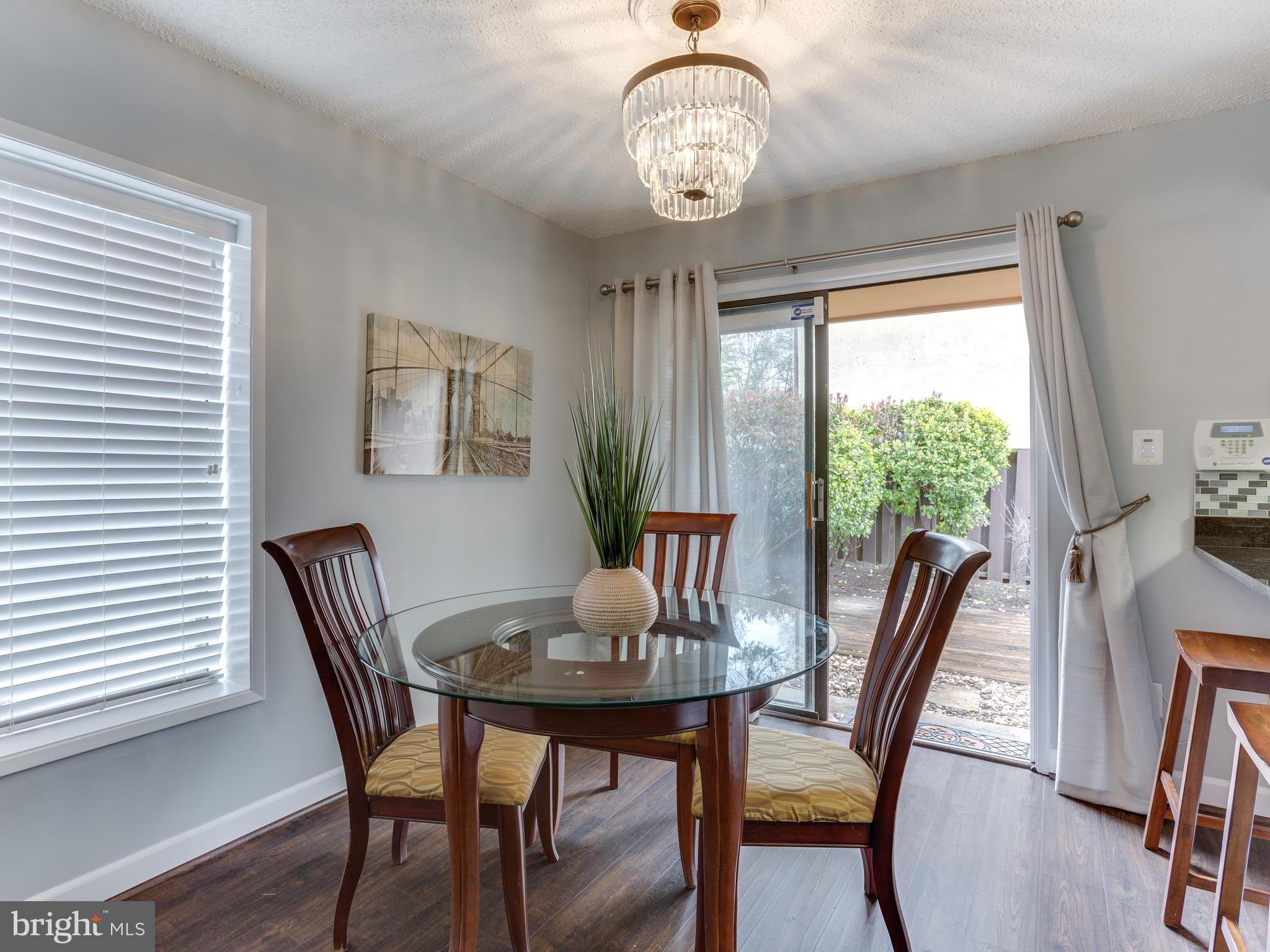 2217 Coppersmith Square Reston, VA 20191 - Photo 8 of 30 Dining Room Like you are dining outside