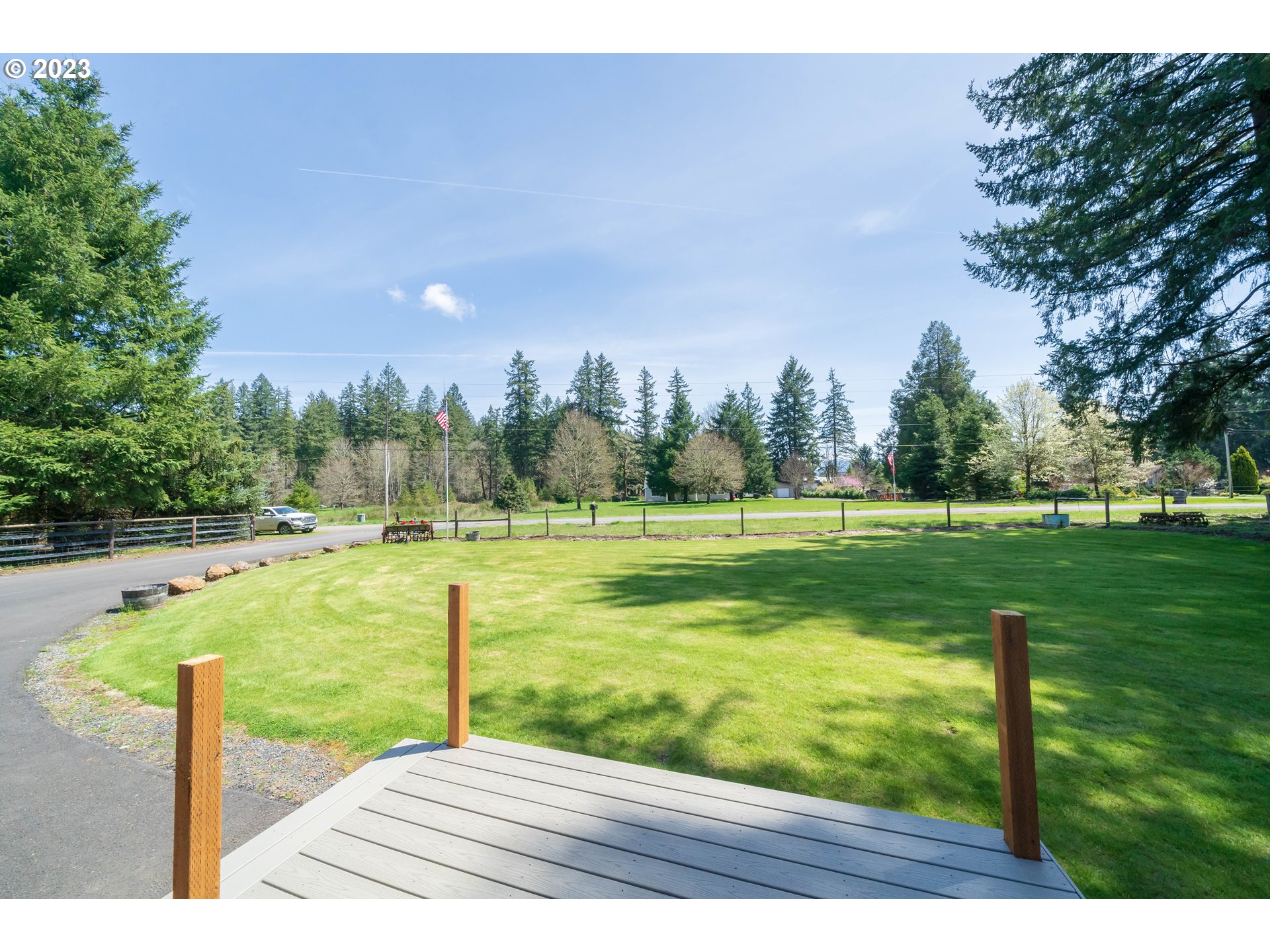 40766 North Mowitch Lyons, OR 97358 - Photo 3 of 31 a view of a park with large trees