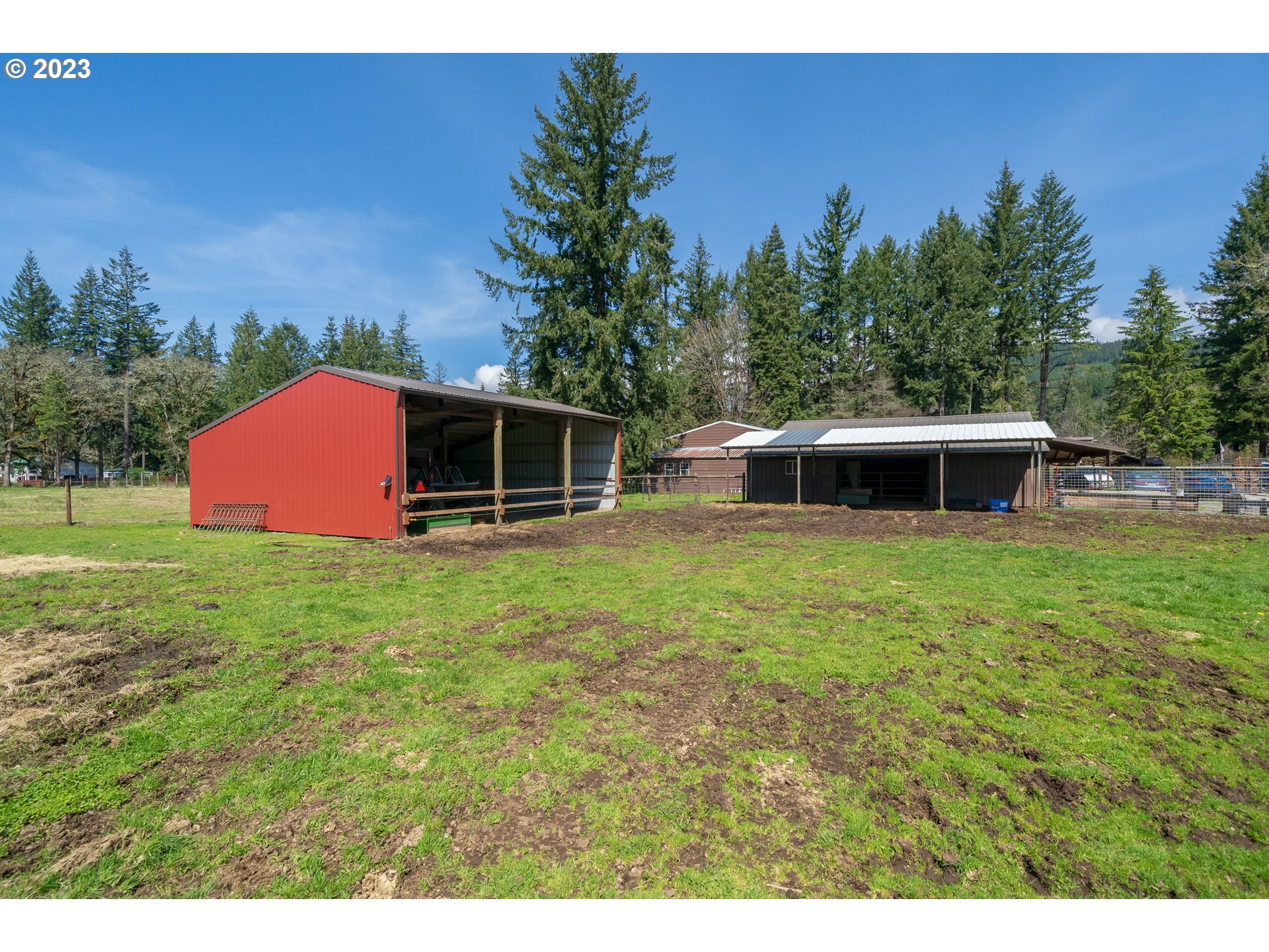 40766 North Mowitch Lyons, OR 97358 - Photo 5 of 31 a front view of a house with a yard