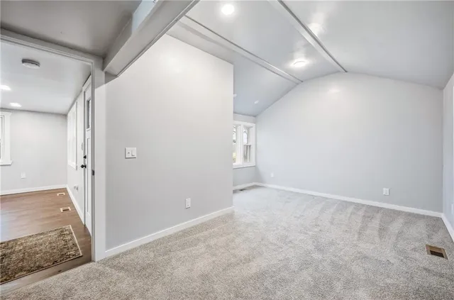 a view of an empty room