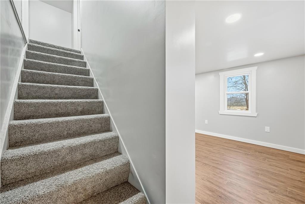 839 East Main St Extension Grove City, PA 16127 - Photo 23 of 41 a view of staircase with white walls