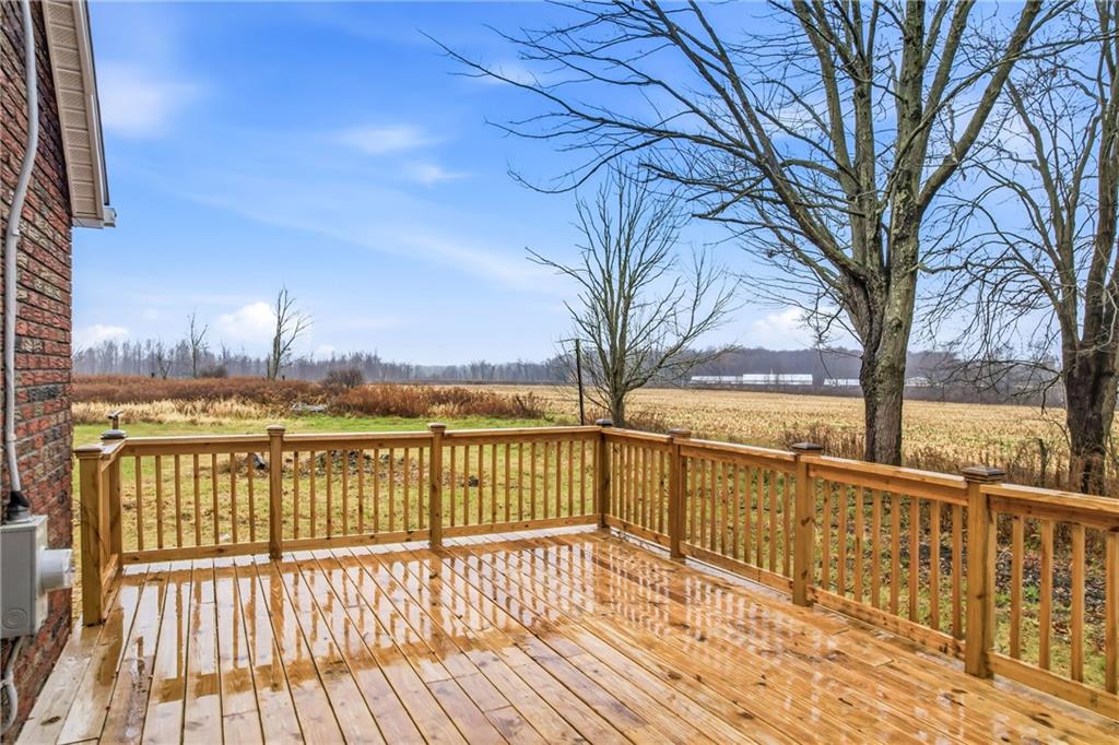 839 East Main St Extension Grove City, PA 16127 - Photo 32 of 41 a view of wooden deck with a lake view