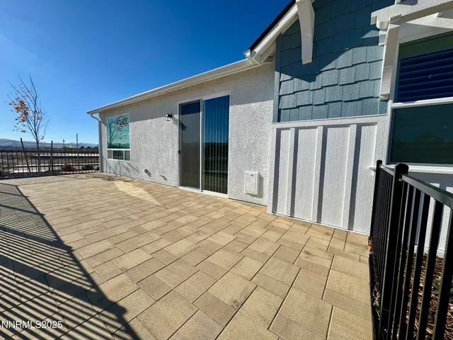 a view of a backyard of a house