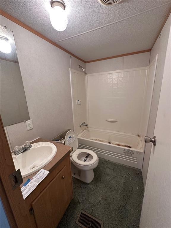 264 Hanover Kendall Road Clinton, PA 15026 - Photo 10 of 15 a bathroom with a granite countertop sink mirror vanity and toilet