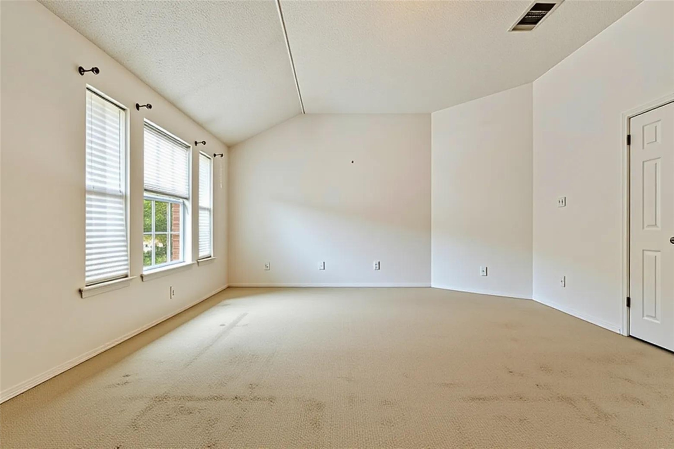 4008 Springwillow Lane Round Rock, TX 78681 - Photo 11 of 29 Virtually staged - Primary Bedroom featuring a celing fan, carpet floors and baseboards