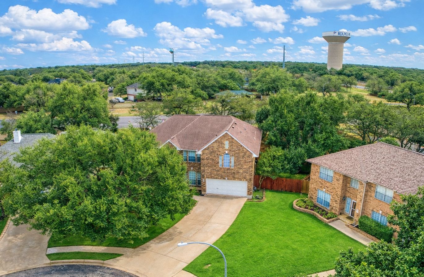 4008 Springwillow Lane Round Rock, TX 78681 - Photo 20 of 29 Aerial view of front of home