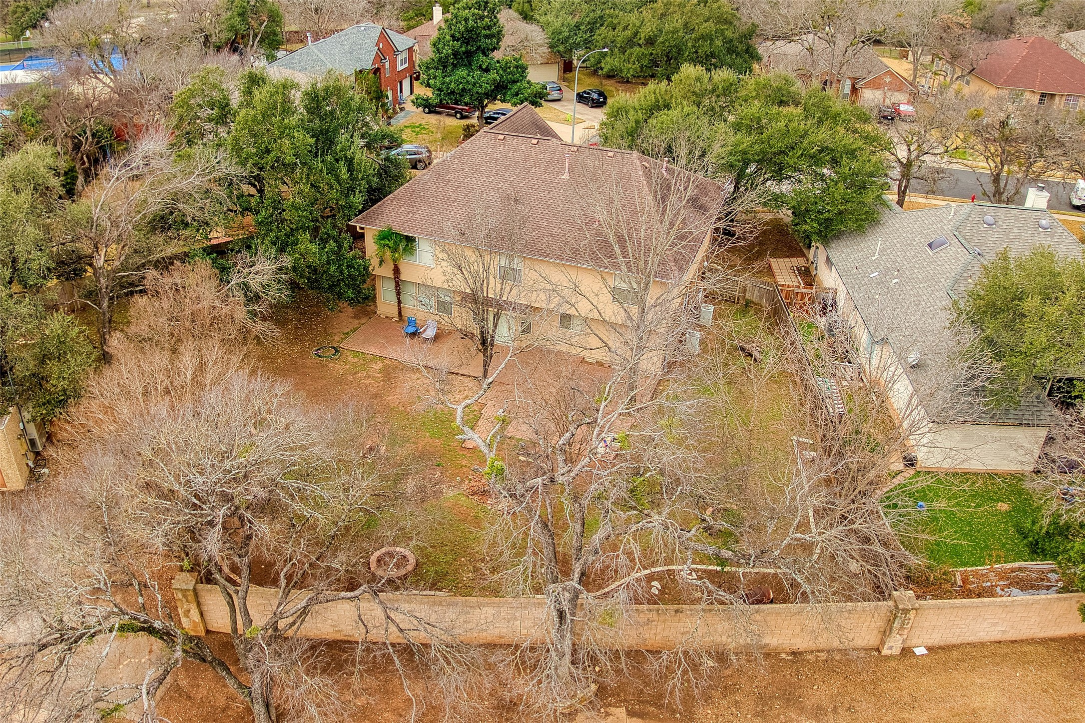 4008 Springwillow Lane Round Rock, TX 78681 - Photo 21 of 29 Aerial view of back of home