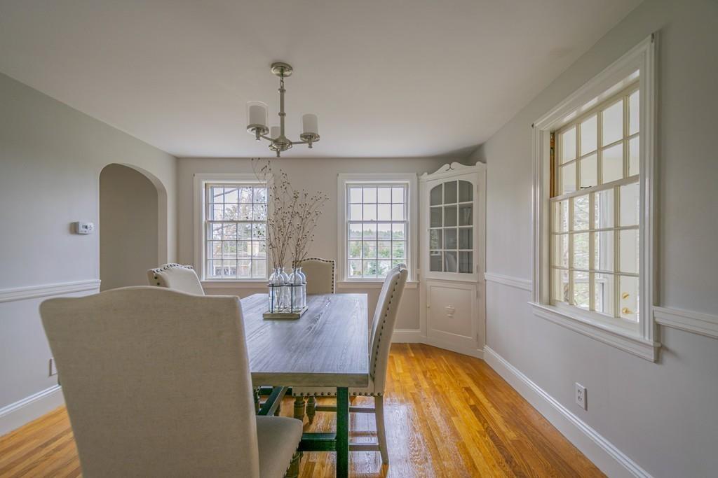 5 Constitution Road Lexington, MA 02421 - Photo 10 of 42 a view of a dining room with furniture window and outside view