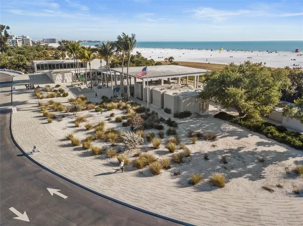 a view of an ocean beach