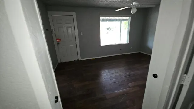 a backyard of a house