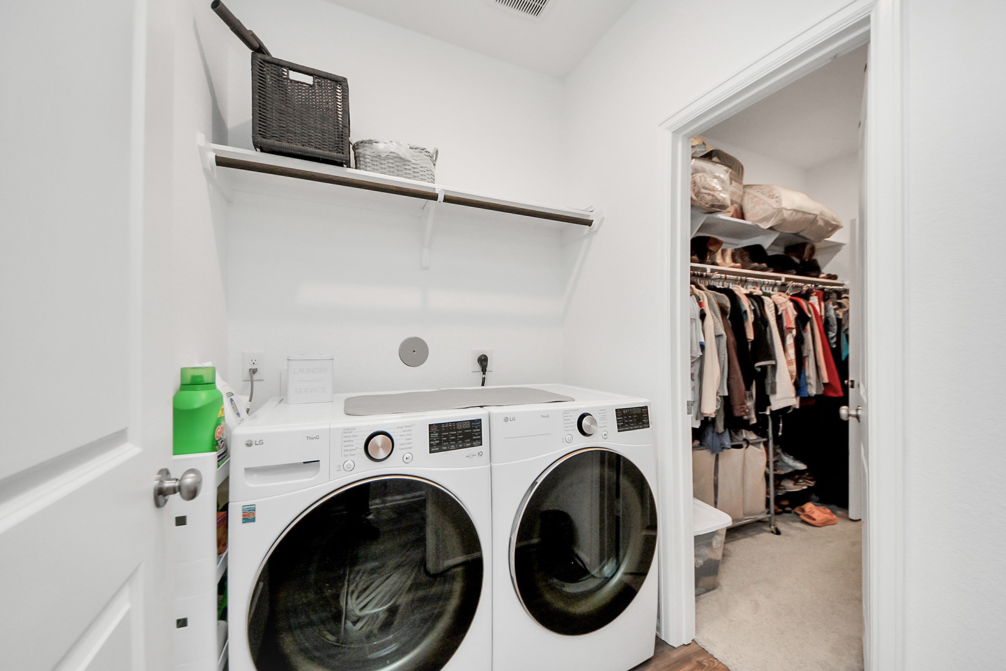 5418 Rabbit Crk Lane Richmond, TX 77469 - Photo 16 of 36 a view of walk in closet with clothes and shoes