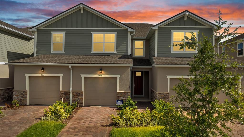 9068 Ocean Tide Way Kissimmee, FL 34747 - Photo 42 of 42 a front view of house with yard