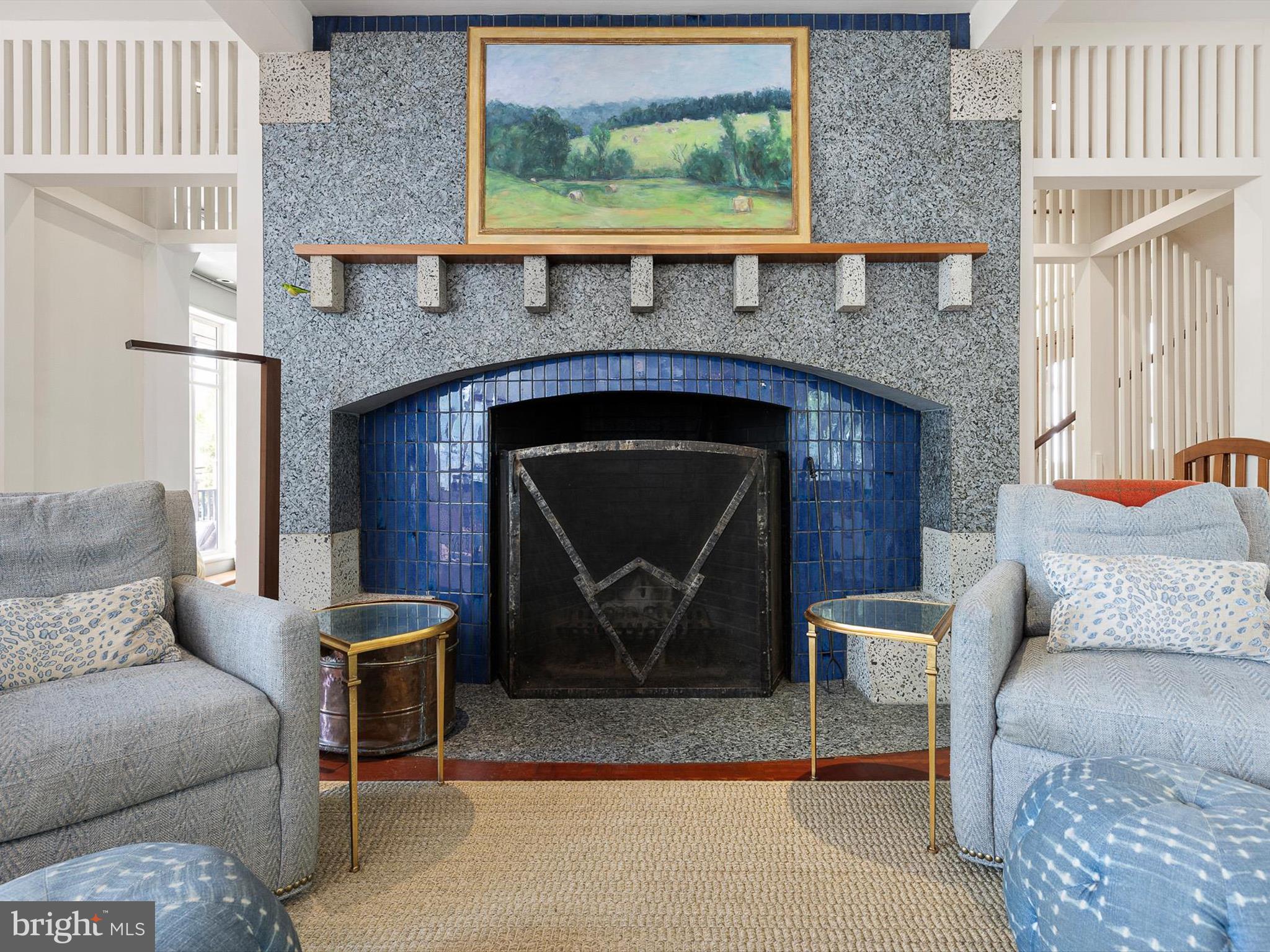 2299 Hilltop View Road Coatesville, PA 19320 - Photo 15 of 96 a living room with furniture a window and a fireplace