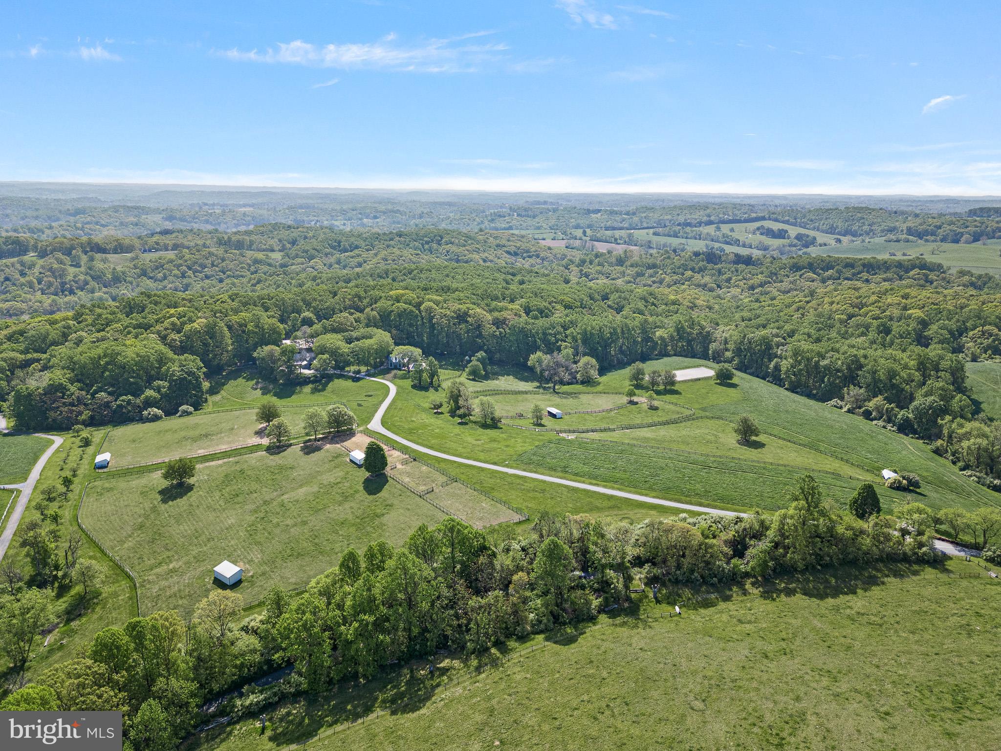 2299 Hilltop View Road Coatesville, PA 19320 - Photo 85 of 96 an aerial view of a house with a big yard
