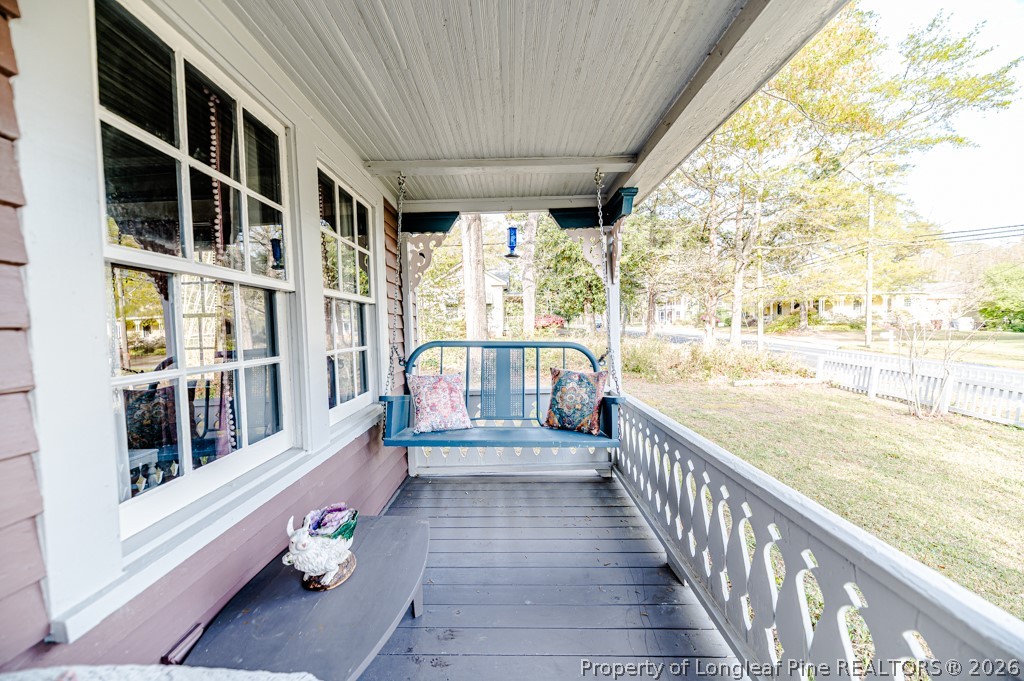 509 Carthage Street Cameron, NC 28326 - Photo 3 of 43 a view of a balcony with lake view