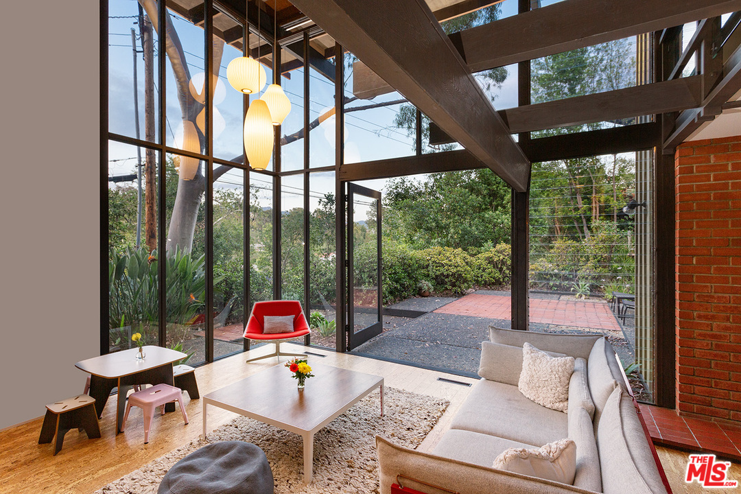 1617 Pleasant Way Pasadena, CA 91105 - Photo 2 of 19 an outdoor living room with furniture and garden view