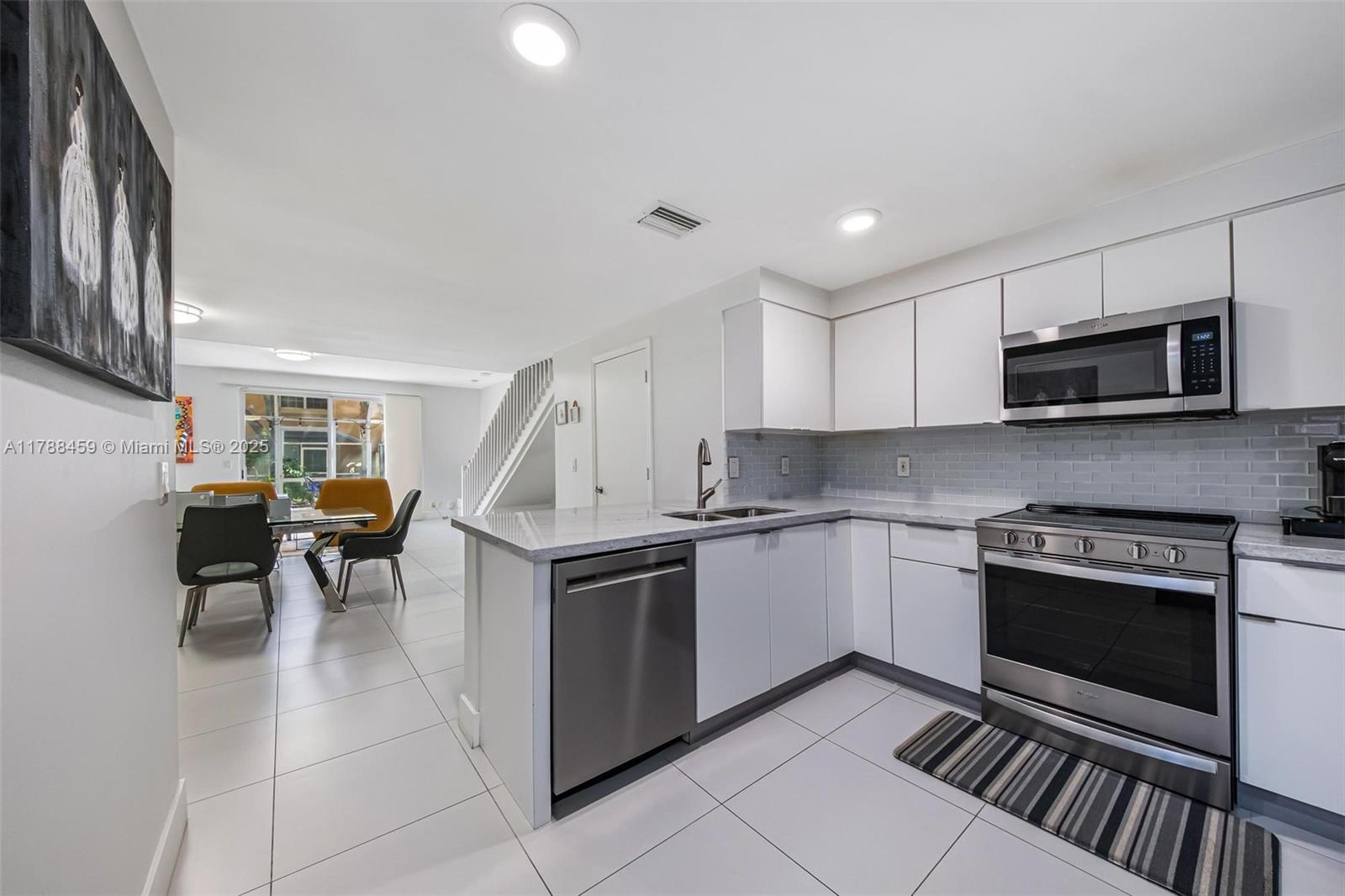 1524 Coronado Road, Unit 535 Fort Lauderdale, FL 33327 - Photo 17 of 54 a kitchen with a stove a sink and a microwave