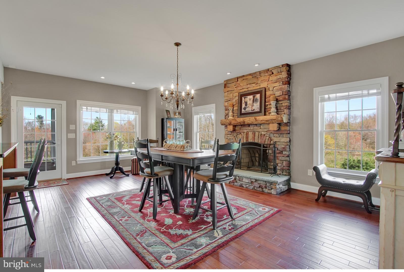 1017 Stansbury Road Pylesville, MD 21132 - Photo 3 of 20 DININGROOM WITH STONE FIREPLACE!