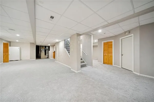 a view of empty room