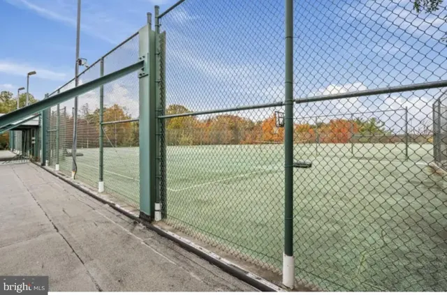 a view of a street from window