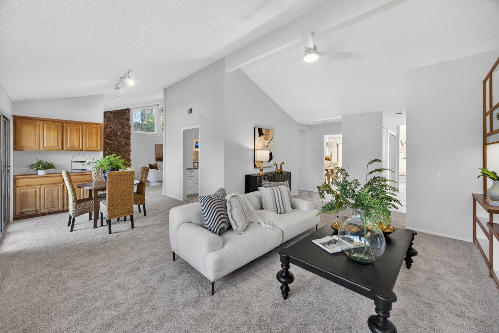 5033 El Cemonte Avenue Davis, CA 95618 - Photo 29 of 76 a living room with furniture and a potted plant