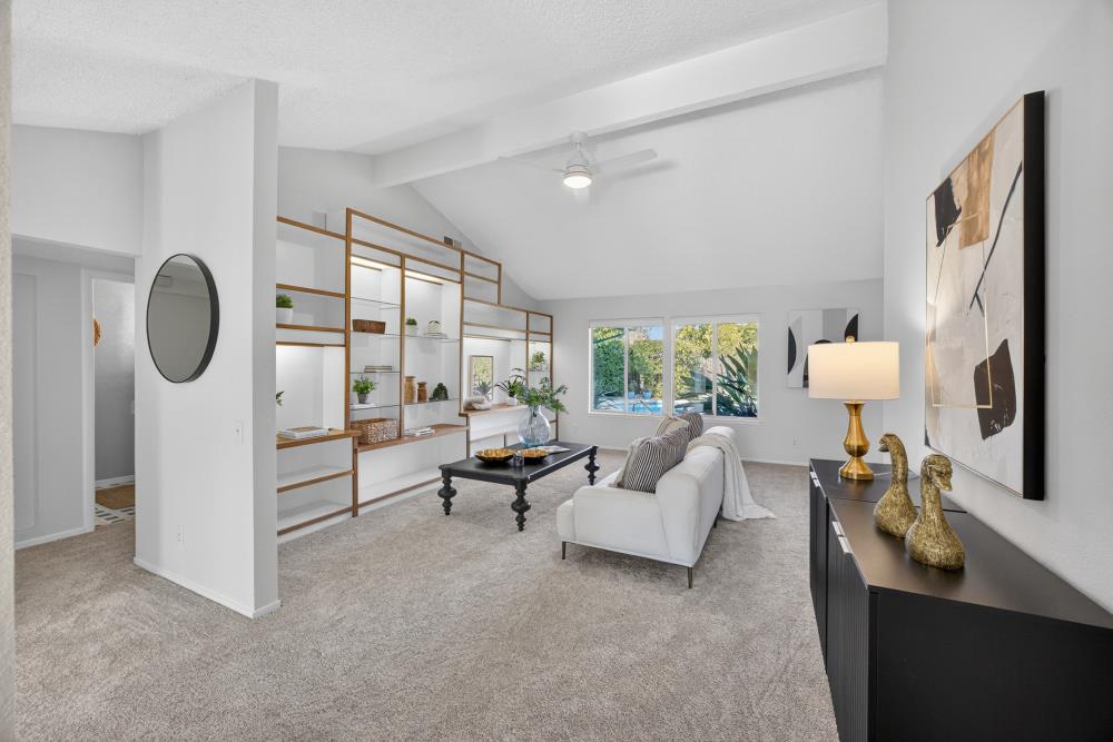 5033 El Cemonte Avenue Davis, CA 95618 - Photo 31 of 76 a view of living room filled with furniture and a large window