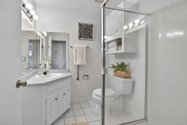 a view of a swimming pool with an outdoor seating and a yard