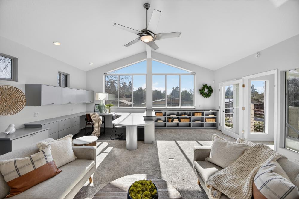 5033 El Cemonte Avenue Davis, CA 95618 - Photo 54 of 76 a living room with furniture and a large window