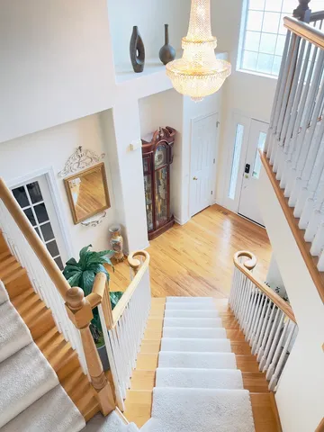 a view of livingroom with hallway