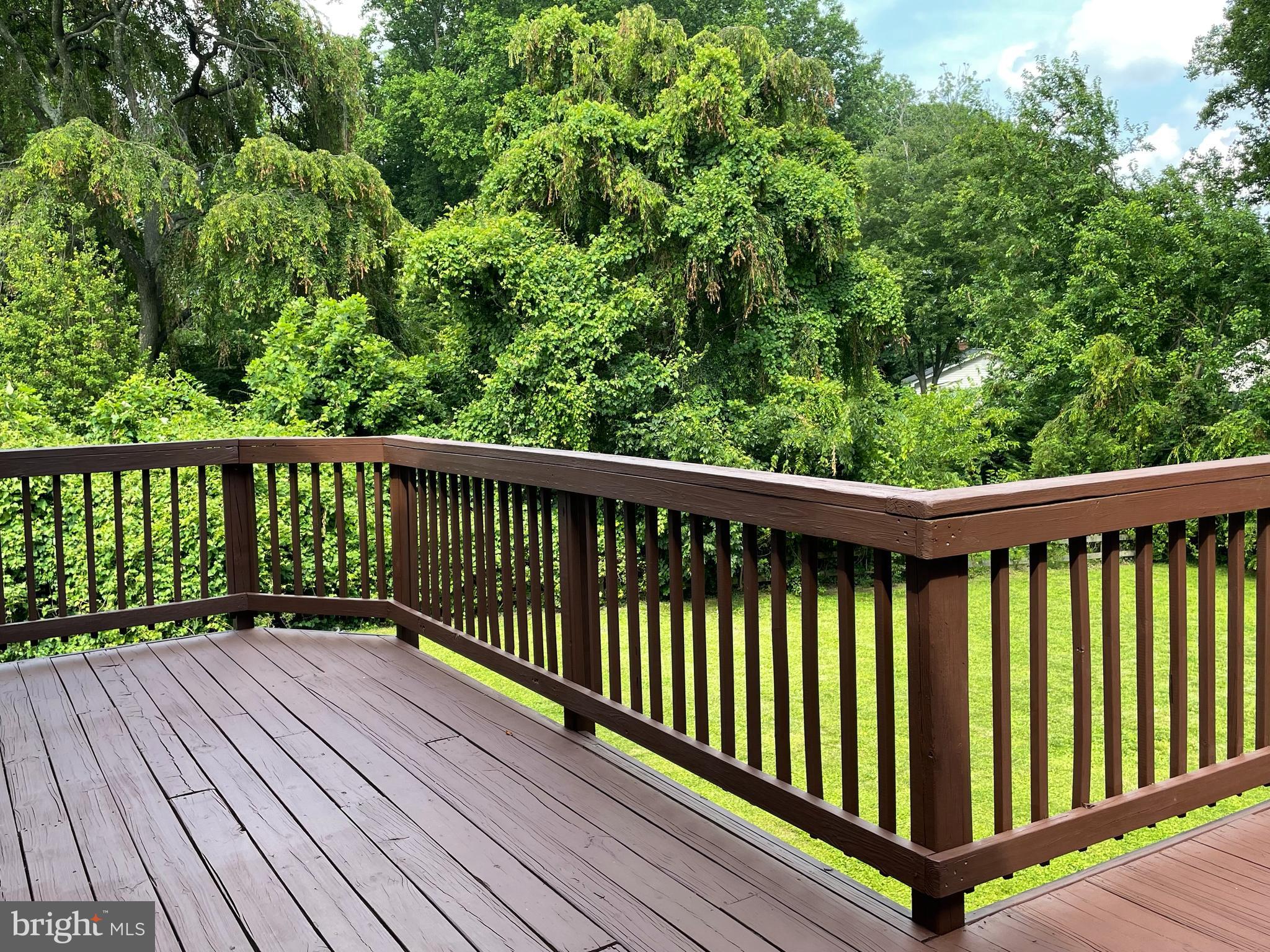 3301 Jermantown Road Fairfax, VA 22030 - Photo 9 of 44 Beautiful and private deck overlooking backyard