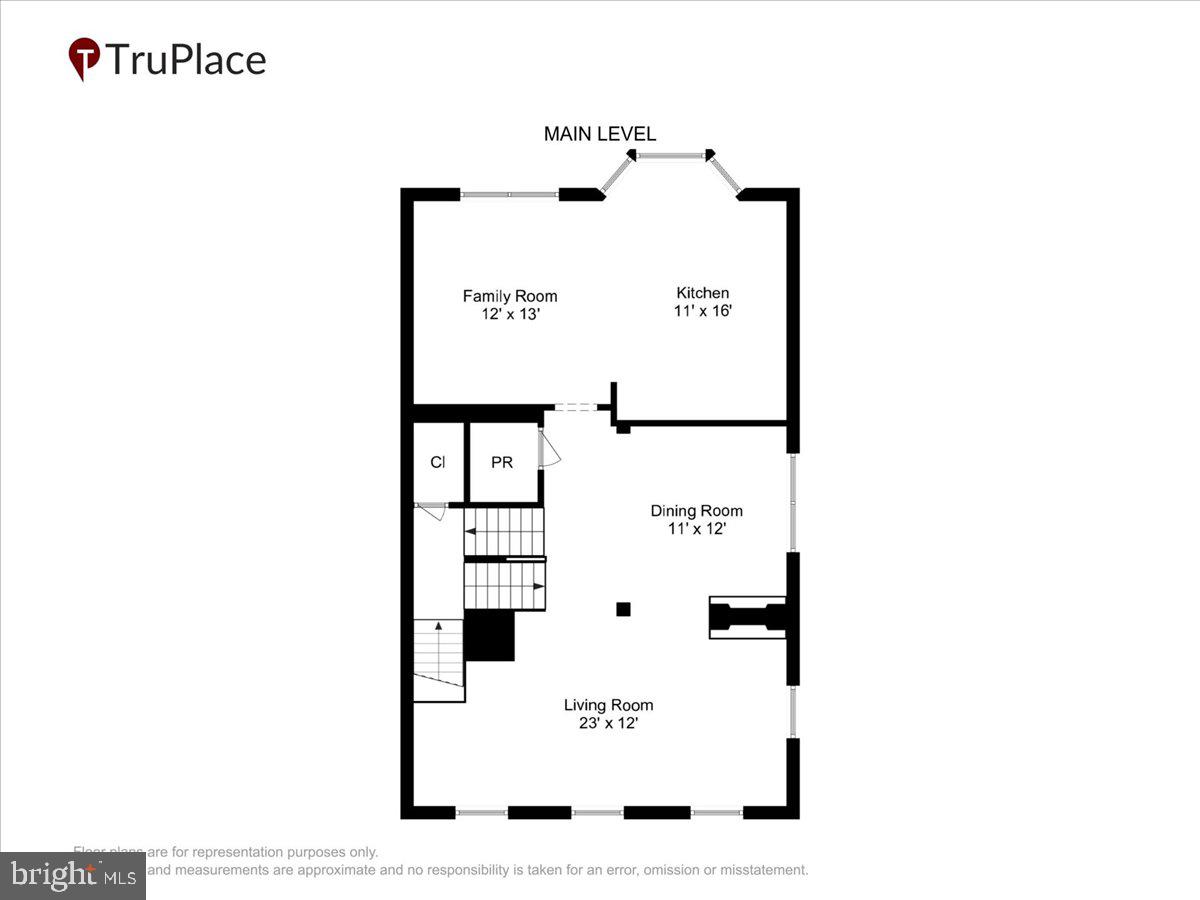 848 West Glebe Road Alexandria, VA 22305 - Photo 41 of 43 Main level floor plan