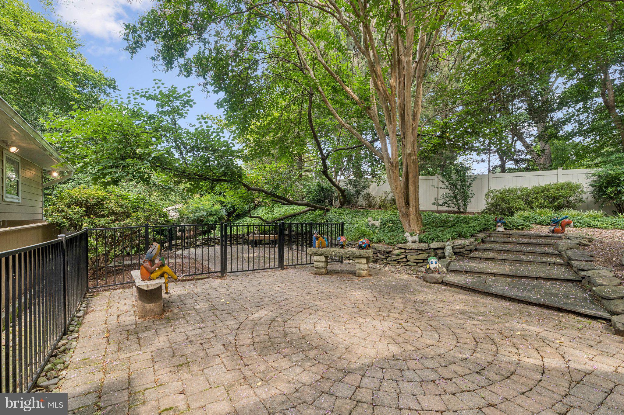 7511 Shadywood Road Bethesda, MD 20817 - Photo 27 of 29 Thoughtfully Designed Stone Patio